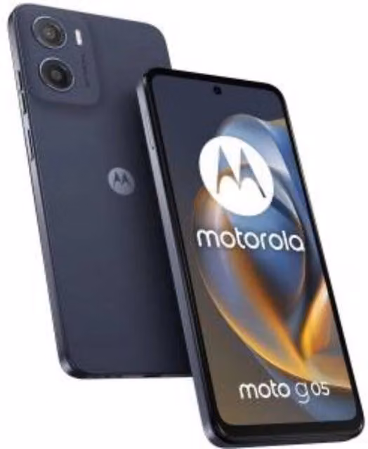 Motorola moto g05 Smartphone Android 15 4G con display da 6,67 pollici, 128 GB, 4 GB RAM, Doppia SIM, USB tipo-C, Blu