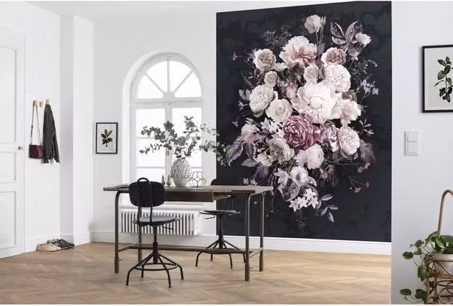 Fotomurale KOMAR Bouquet con decorazione floreale botanica, Multicolore, L: 200 cm, H: 250 cm