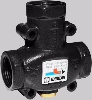 Valvola Anticondensa Esbe VTCF511 con Taratura 55 ° Colore Nero