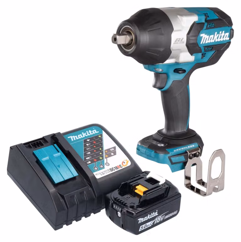 Avvitatore a impulsi a batteria Makita DTW 1004 RT1 18 V 1050 Nm 1/2" brushless + 1x batteria ricaricabile 5,0 Ah + caricabatterie