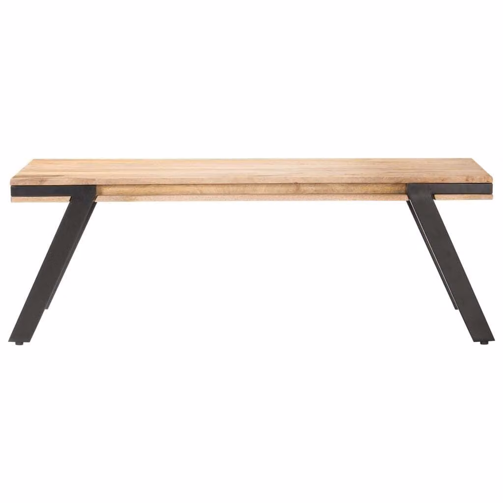 vidaXL Tavolino 114x65x40 cm in legno massiccio di mango