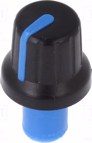 2 manopole con asse Ø 6 mm e indicatore Ø 16x14,4 mm nero Manopole per Dreotent