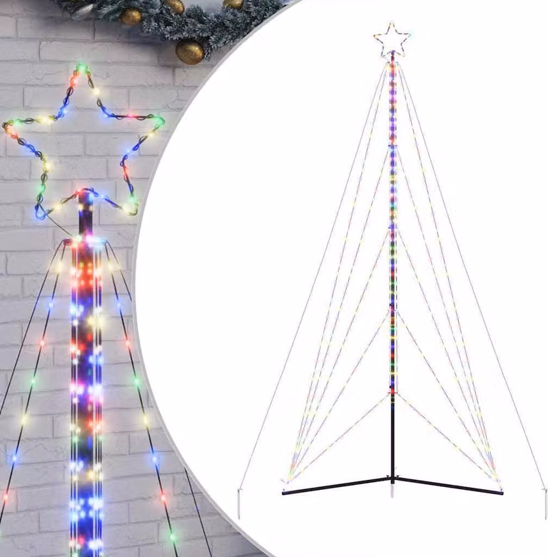 Albero di Natale a LED 615 LED Colorato 404,5 cm