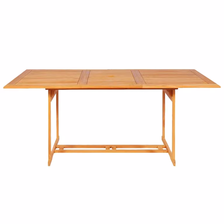 set da pranzo da giardino in teak massiccio vidaXL 7 pezzi