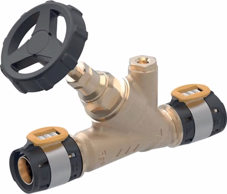 Valvola d'intercettazione a sede angolare FlowFit RG+ d50, ÜA