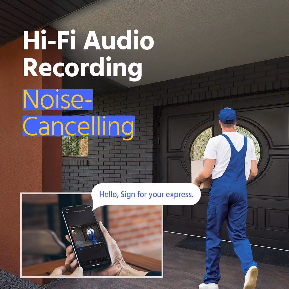 Kit di videosorveglianza composto da un registratore NVR a 16 canali e 16 telecamere di sicurezza resistenti agli agenti atmosferici, con risoluzione Ultra HD da 12 megapixel