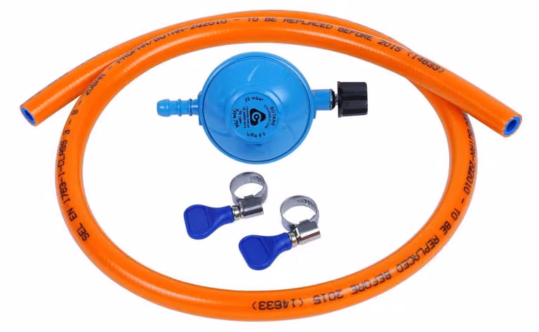 Regolatore di pressione del gas 30 mBar (bombola da 2 kg)