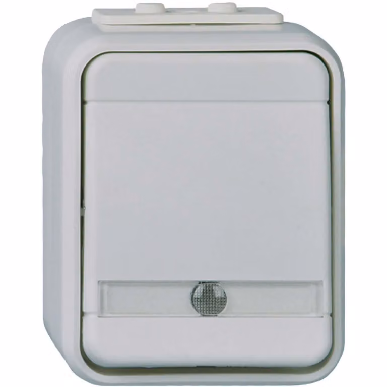 Interruttore universale Elso con montaggio a superficie, grigio/grigio ELG441619