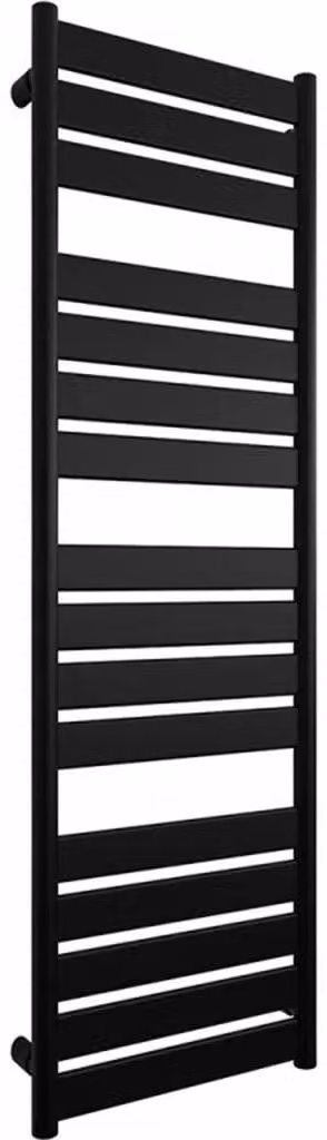 CERANO - Radiatore da bagno Arturo - collegamento laterale - 859 W - nero opaco - 1600 x 500 mm
