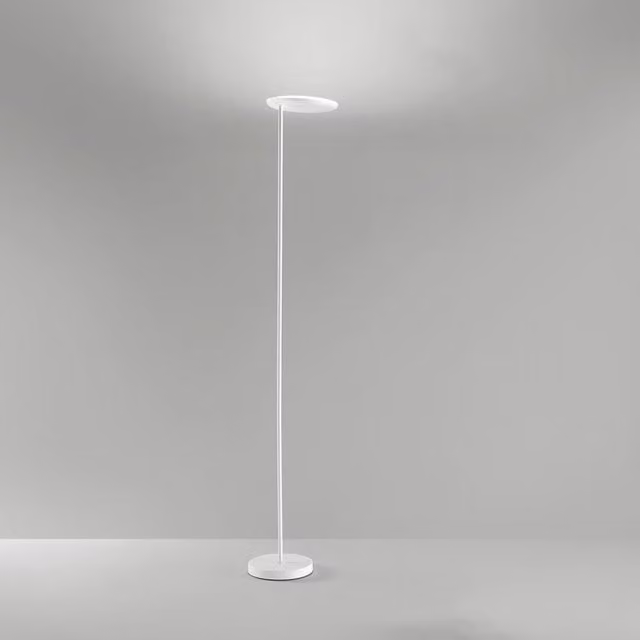 Piantana Moderna Ophelia Metallo Bianco Acrilico Led 15W 3000K