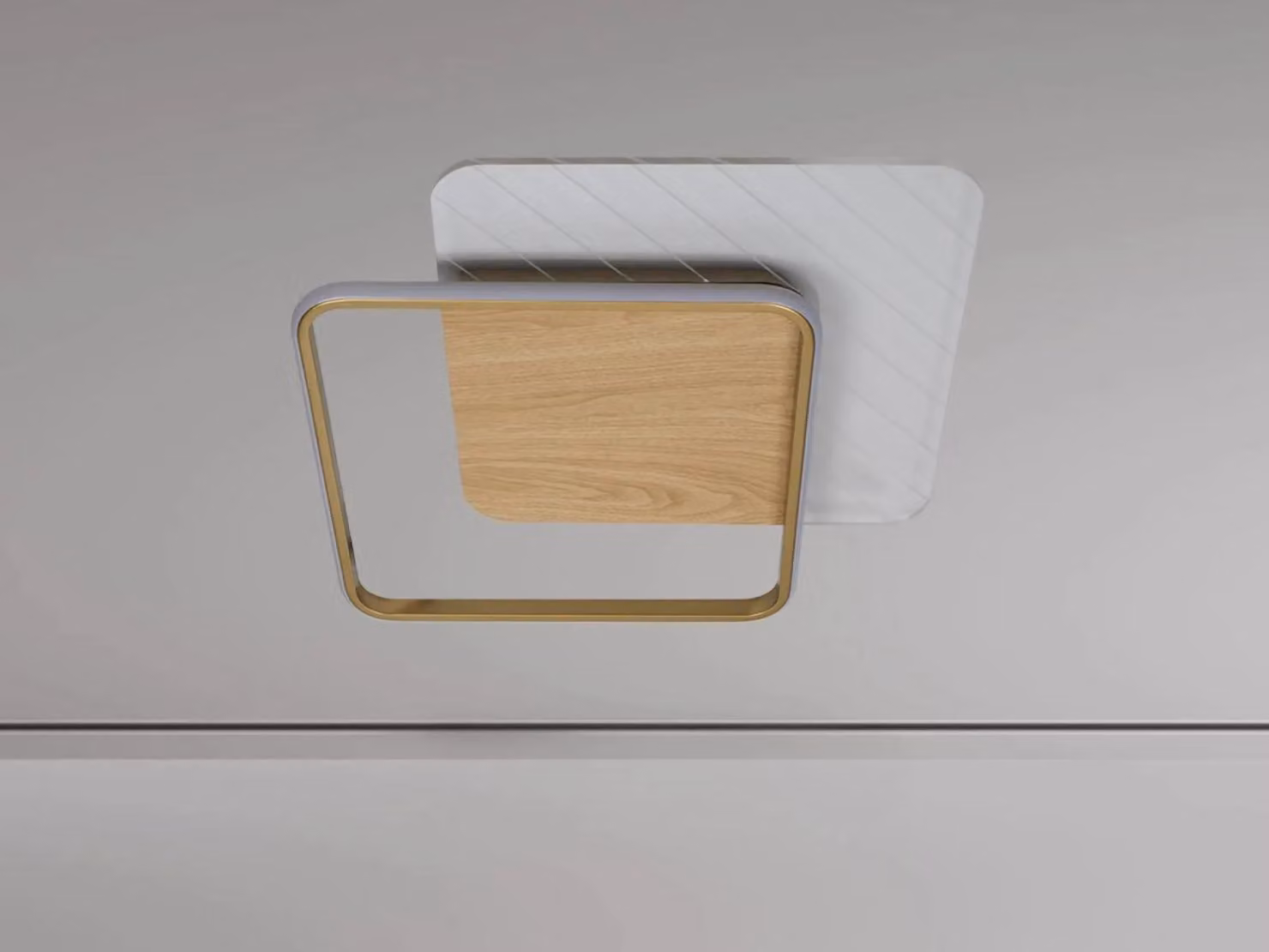 Lampada a soffitto a LED con telecomando, 60W - TB1304/GW