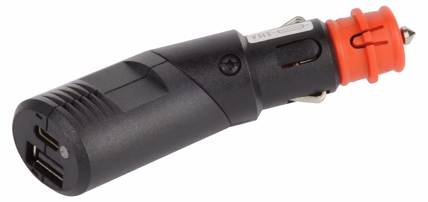 Presa doppia USB da 12 V Herth+Buss