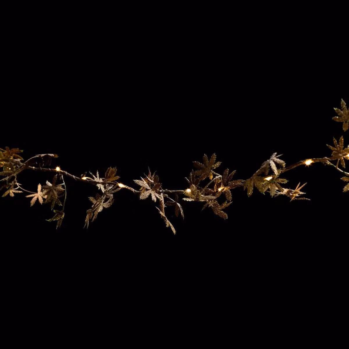 Luci fiabesche per interni, motivo vegetale, 25 LED