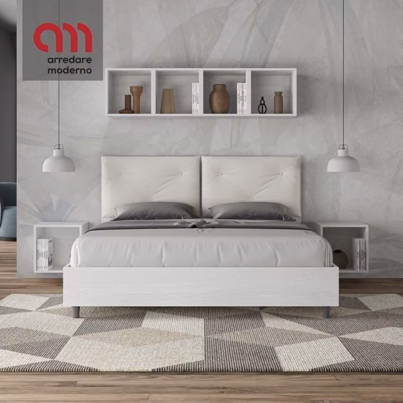 Letto Egos cuscino Appia Ityhome matrimoniale