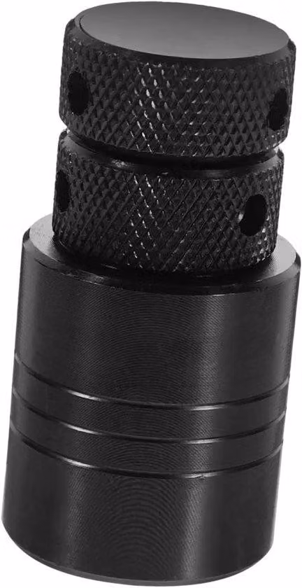 Mini stabilizzatore per livelle a bolla - Regolabile - 7,40 x 3,20 x 3,20 cm - Nero
