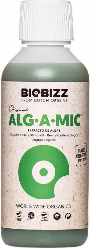 BioBizz Alg-A-Mic 0,25L Potenziatore di vitalità per il terreno e Coco Grow