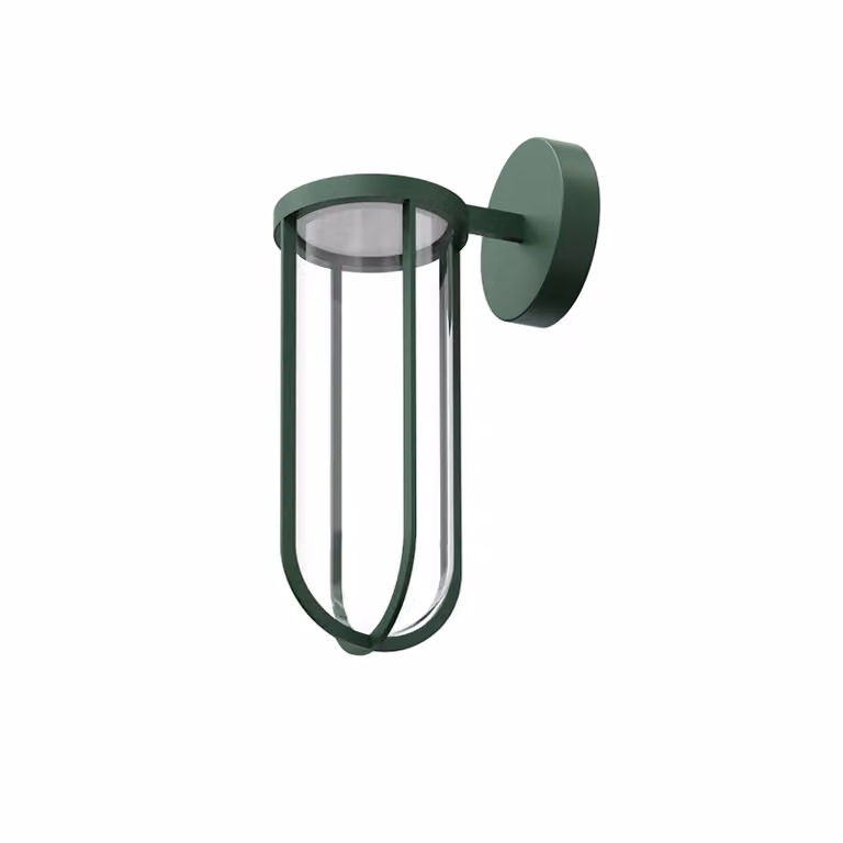 Flos - In Vitro Wall Dimmable 1-10V - Esterno - Verde Foresta