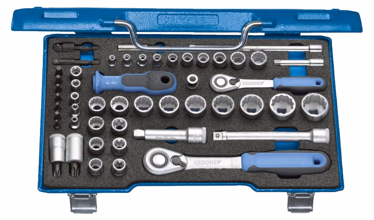 Set di chiavi a bussola da 1/4" e 3/8", 50 pezzi, D30 TX20U-20 Gedore | 4010886878781