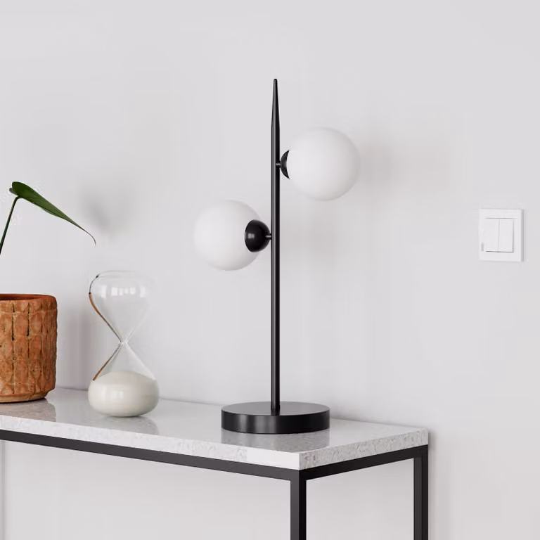 By Rydéns Lampada da tavolo Punto, Nero, Soggiorno / Sala da pranzo, Metallo, Scandinavo, Lampada da tavolo