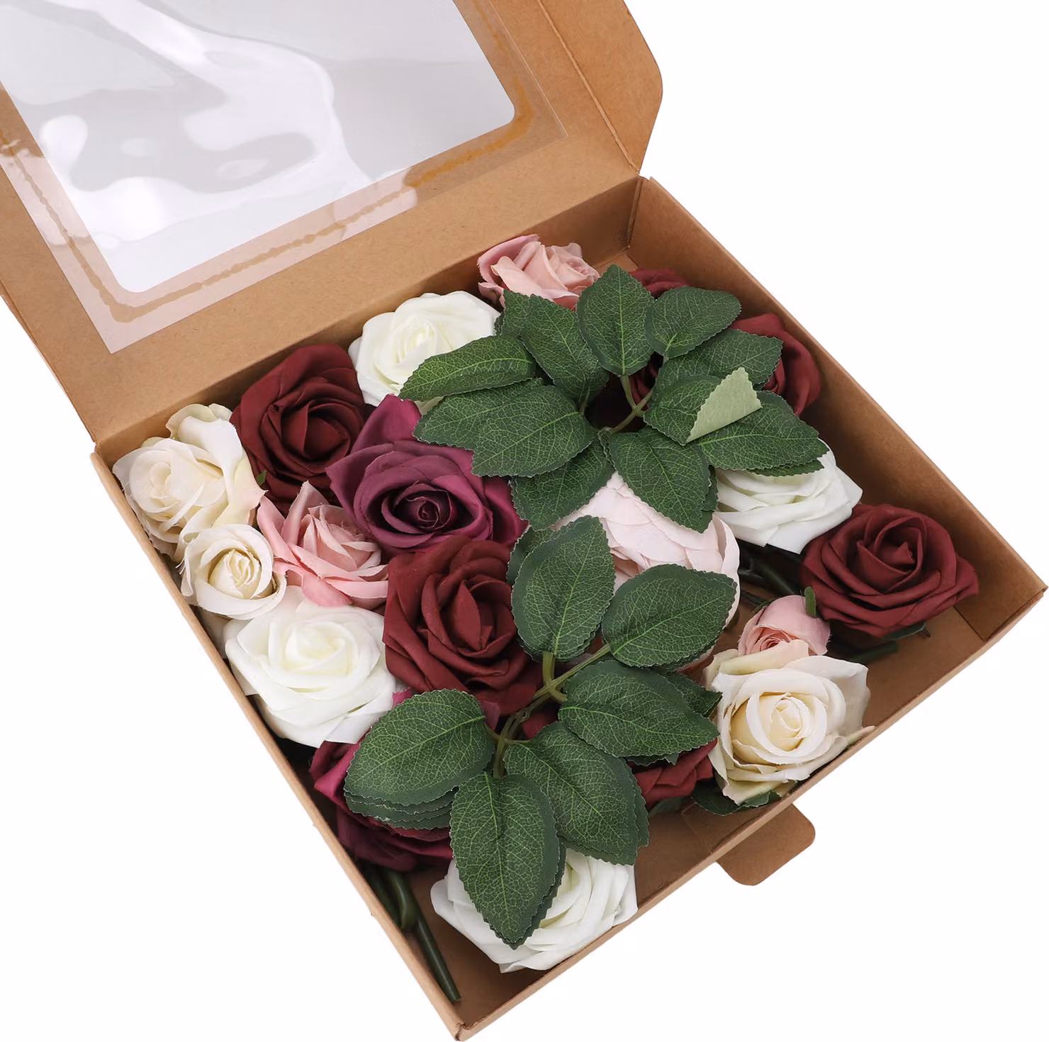 Fiore simulato, fiore artificiale, rosa artificiale, fiore finto, fiore finto in schiuma, rosa simulata
