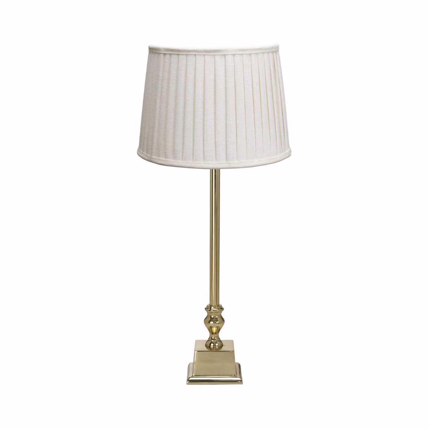 PR Home Lampada da tavolo Linné Sofia Plissé, Bianco / Opale, Soggiorno / Sala da pranzo, Tessuto / Stoffa / Seta, Lampada da tavolo
