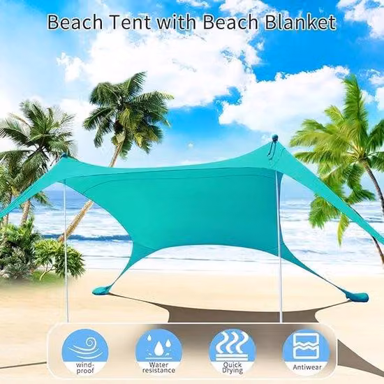 Ombrellone per tenda da spiaggia 44,5 L x 18 L x 14 A cm
