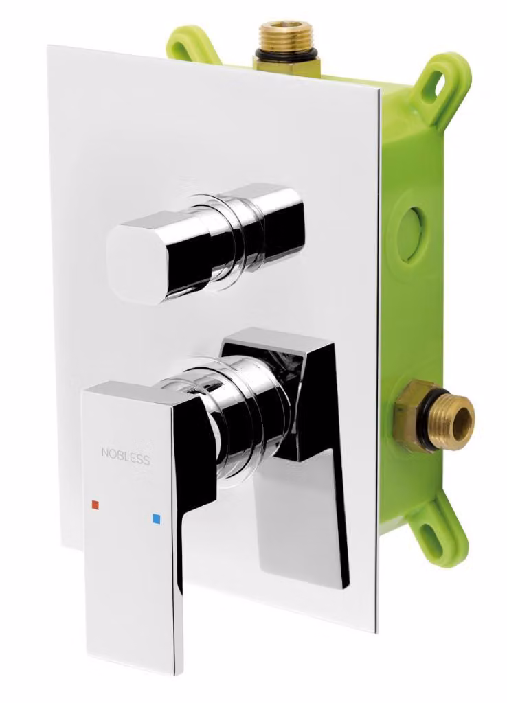 Miscelatore monocomando per doccia Novaservis Nobless Edge cromo BOX36051R,0