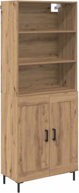 Credenza | Madia | Buffet da pranzo | Armadio da pranzo Rovere artigianale 69,5 x 34 x 180 cm