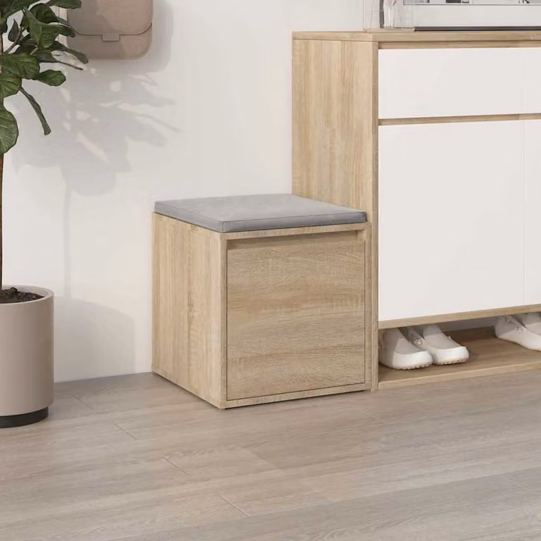 Cassetto Contenitore vidaXL in Rovere Sonoma e Multistrato, L/P/H: 40,5 x 40 x 40 cm