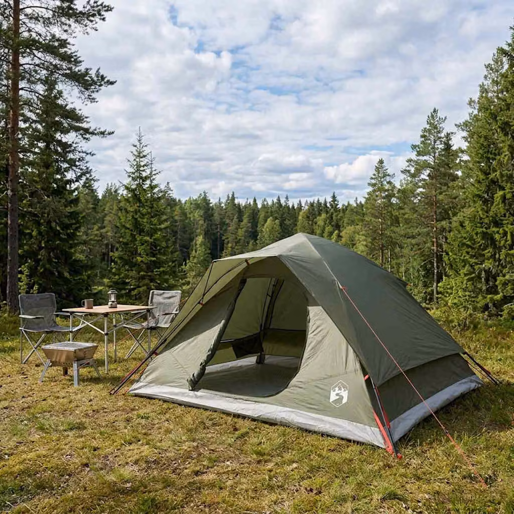 Tenda Istantanea vidaXL Verde Oliva L 305 x P 215 x H 140 cm