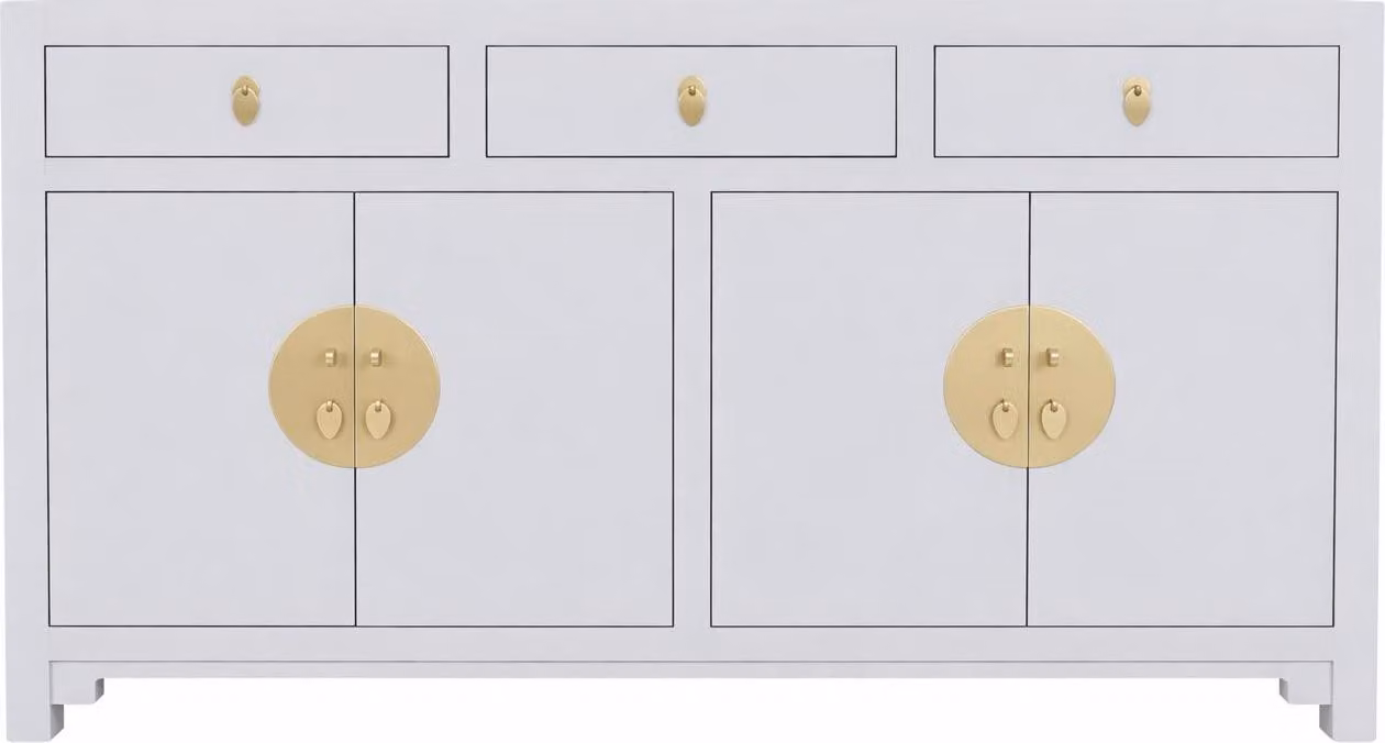 Fine Asianliving Cassettiera cinese Credenza cinese Armadietti cinesi Mobile cinese Mobile orientale asiatico 140x85x35