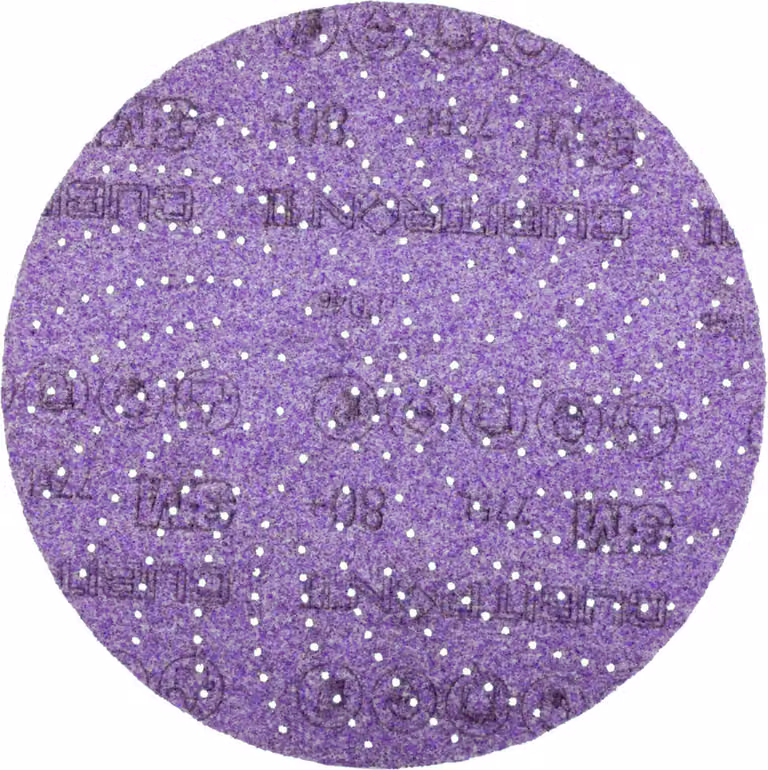 Disco abrasivo autoadesivo 3M (CER) Hookit 775L con fori multipli, diametro 150 mm, grana: 80