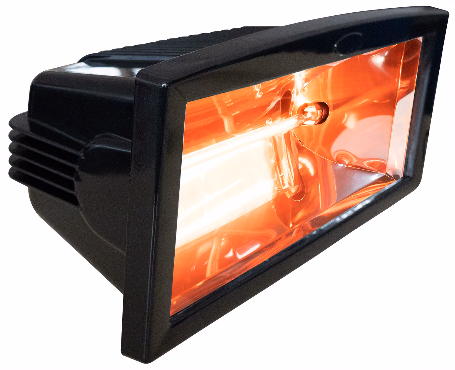 BRUBAKER riscaldatore radiante a infrarossi IP54 riscaldatore per patio riscaldatore radiante 1300 watt elettrico nero