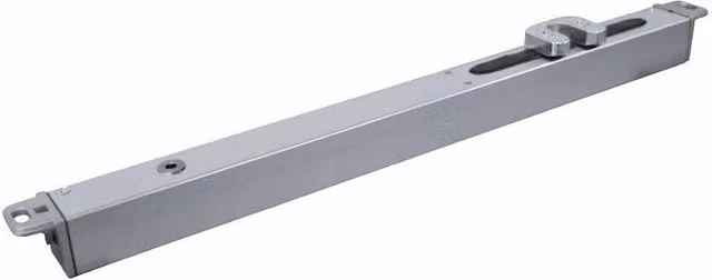 Serratura elettromeccanica Nekos K-Lock 24V 600N in alluminio grigio argento a incasso