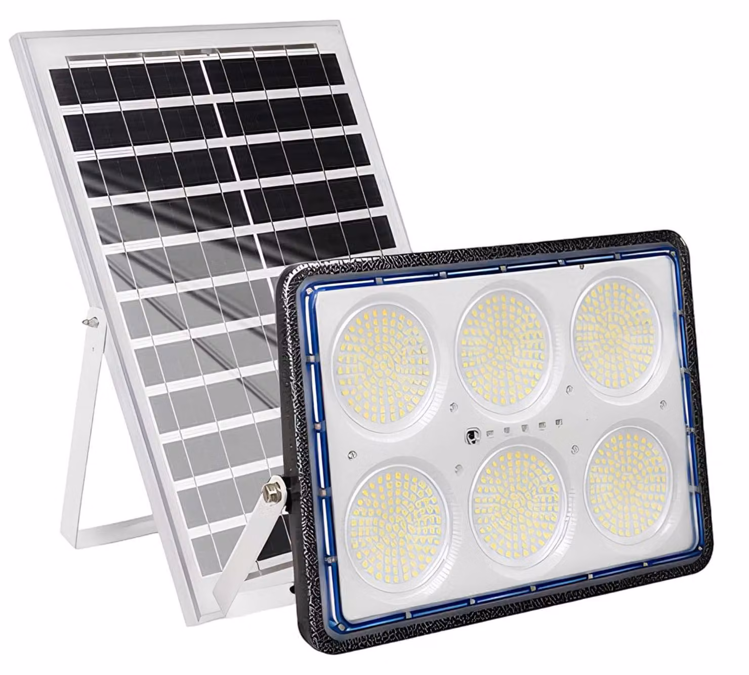 Avizar, faretto solare a LED da 19 W con pannello da 20 W e sensore, grigio