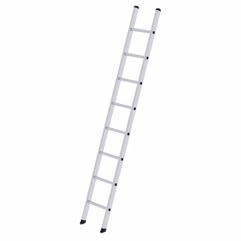 Scala singola a pioli larga 350 mm senza traversa 8 pioli