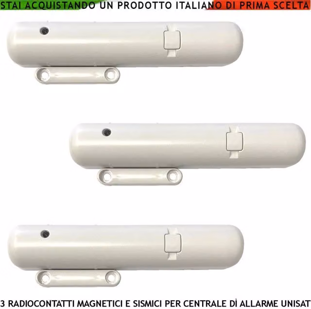 Sensore per porte e finestre Securvera bianco con gestione tramite smart app
