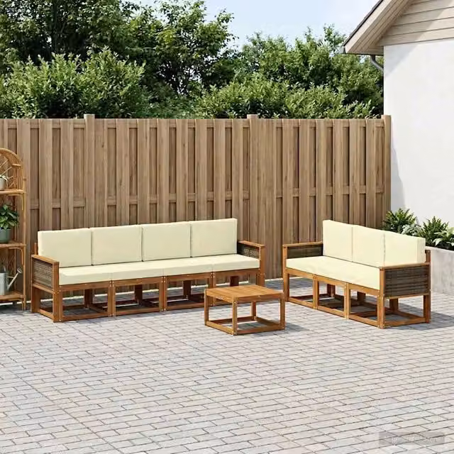 Set di divani da esterno 7 pz 3385046