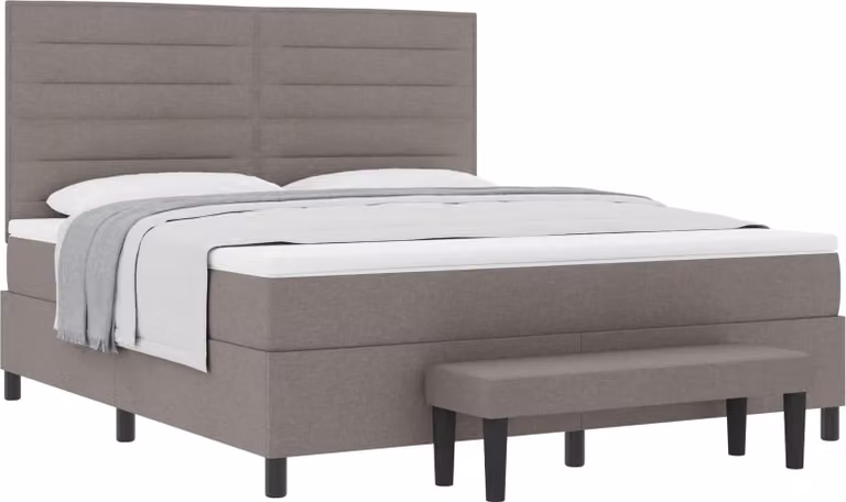 Letto a molle con testiera Talpa 180 x 200 cm Tessuto