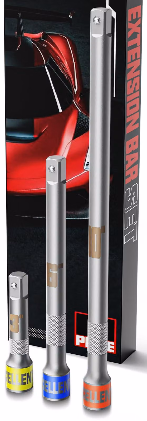 Set di prolunghe per chiavi a tubo da 3/8 di pollice