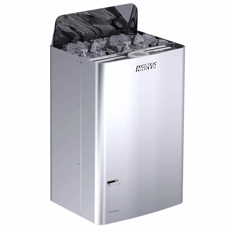 Stufe per sauna Harvia The Wall Combi 9.0 kW | controllo separato richiesto | Automatico, riempimento del serbatoio dell'acqua: Nor | HSW900400S