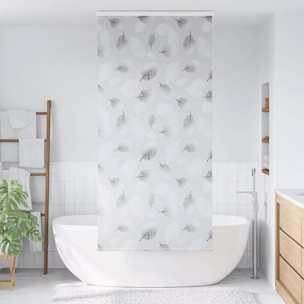 vidaXL Tenda a Rullo Doccia Cassonetto 90x240cm Larghezza Tessuto 86cm