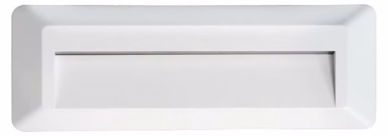 Lampada da esterno a LED ACA, quadrata, bianca, 230 V CA, IP65, 2 W, 3000 K, 100 lm, RA80, SLIM32NW