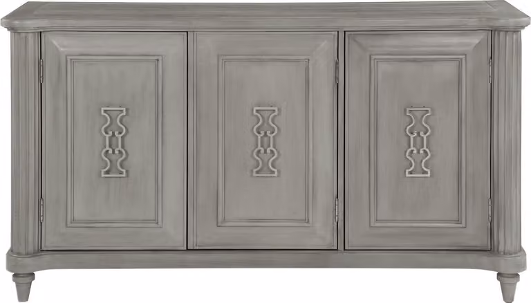 Kommode Anrichte Konsole Holz Schrank Garderobe Sideboard Design Möbel Grau