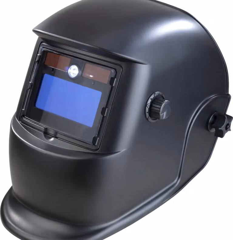 Casco automatico per saldatura con LED aggiuntivo
