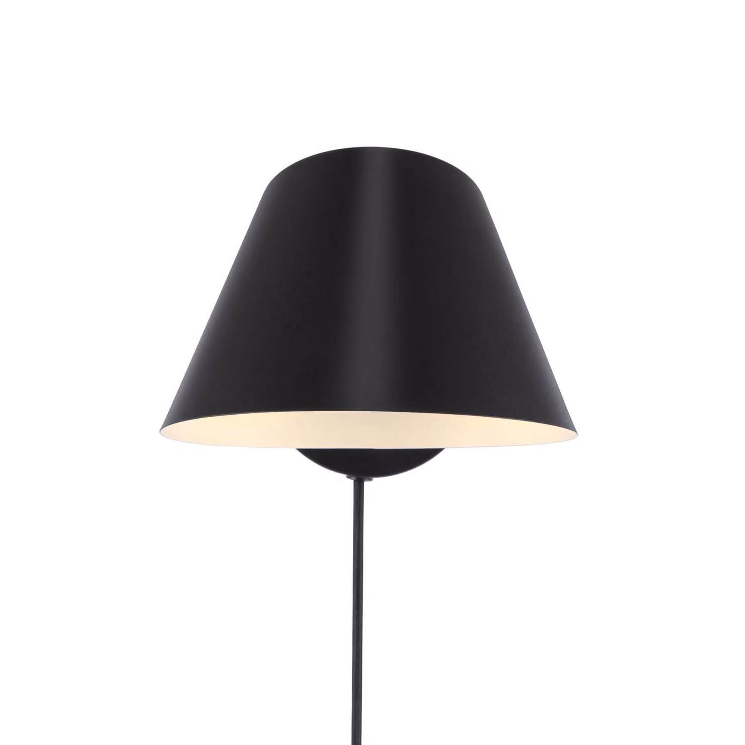 DFTP by Nordlux Applique da parete di design Stay Short, Nero, Camera da letto, Metallo, Design, Applique