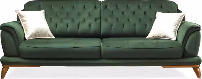 Sofa 3 Sitzer Klassische Couchen Luxus Möbel Sofas Stoff Couch Dreisitzer