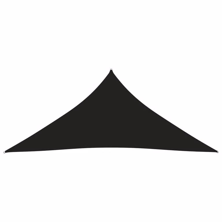 The Living Store Tenda da sole in tessuto Oxford Triangolare 3x4x4 m Nero