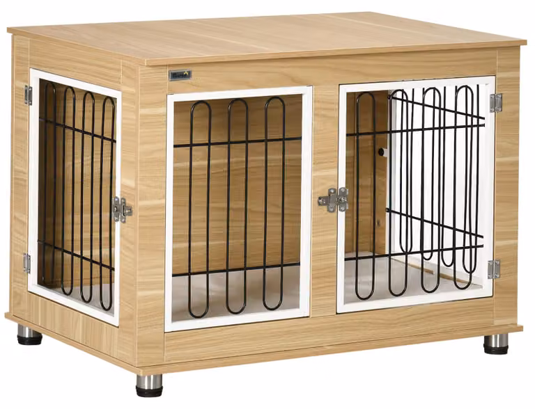 Trasportino per cani - Gabbia per cani - Cesto per cani - Trasportino da viaggio - Trasportino per cani di taglia media - Cuscino lavabile