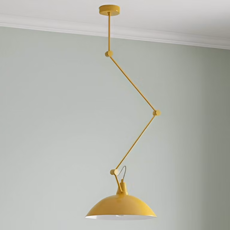 Lampada a sospensione Melos ALDEX, dimmerabile, Giallo / Arancione, Soggiorno / Sala da pranzo, Metallo, Scandinavo, Lampada a sospensione